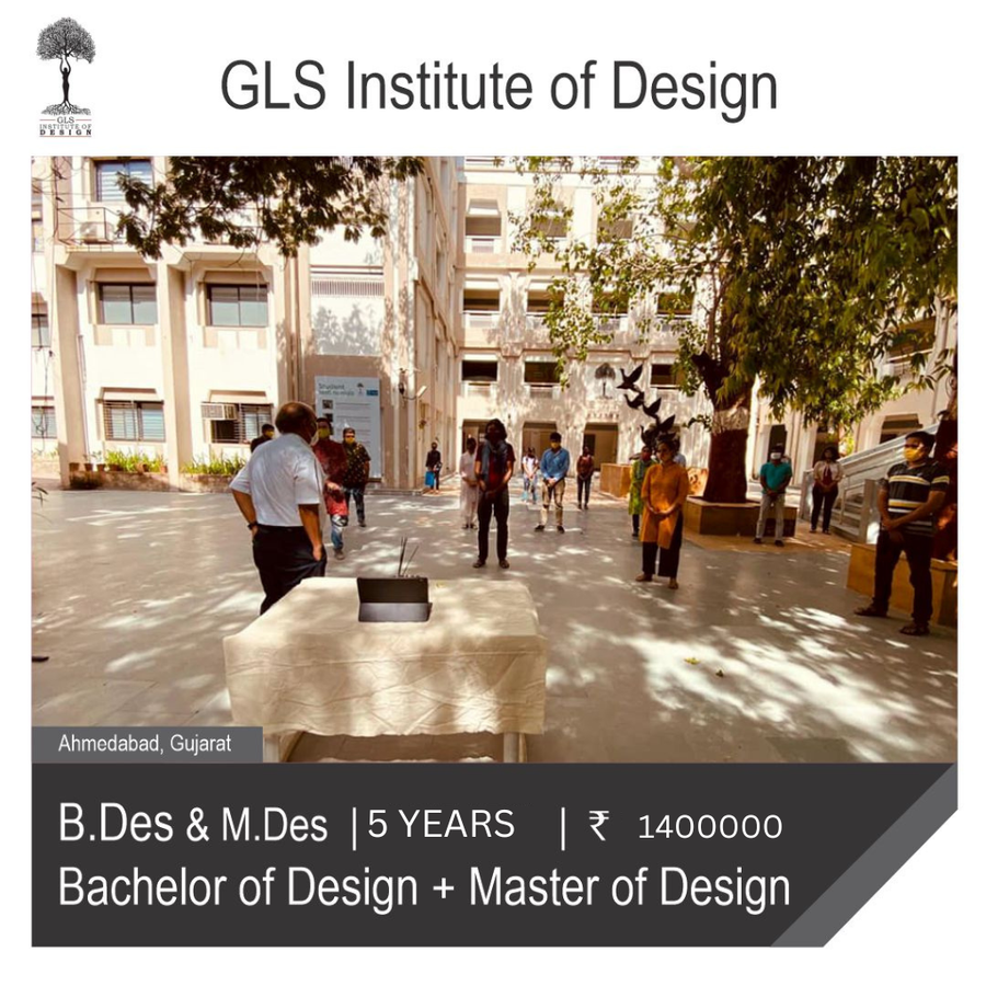 Bachelor of Design [B.Des] + Master of Design [M.Des] at Gls Institute of Design, Ahmedabad